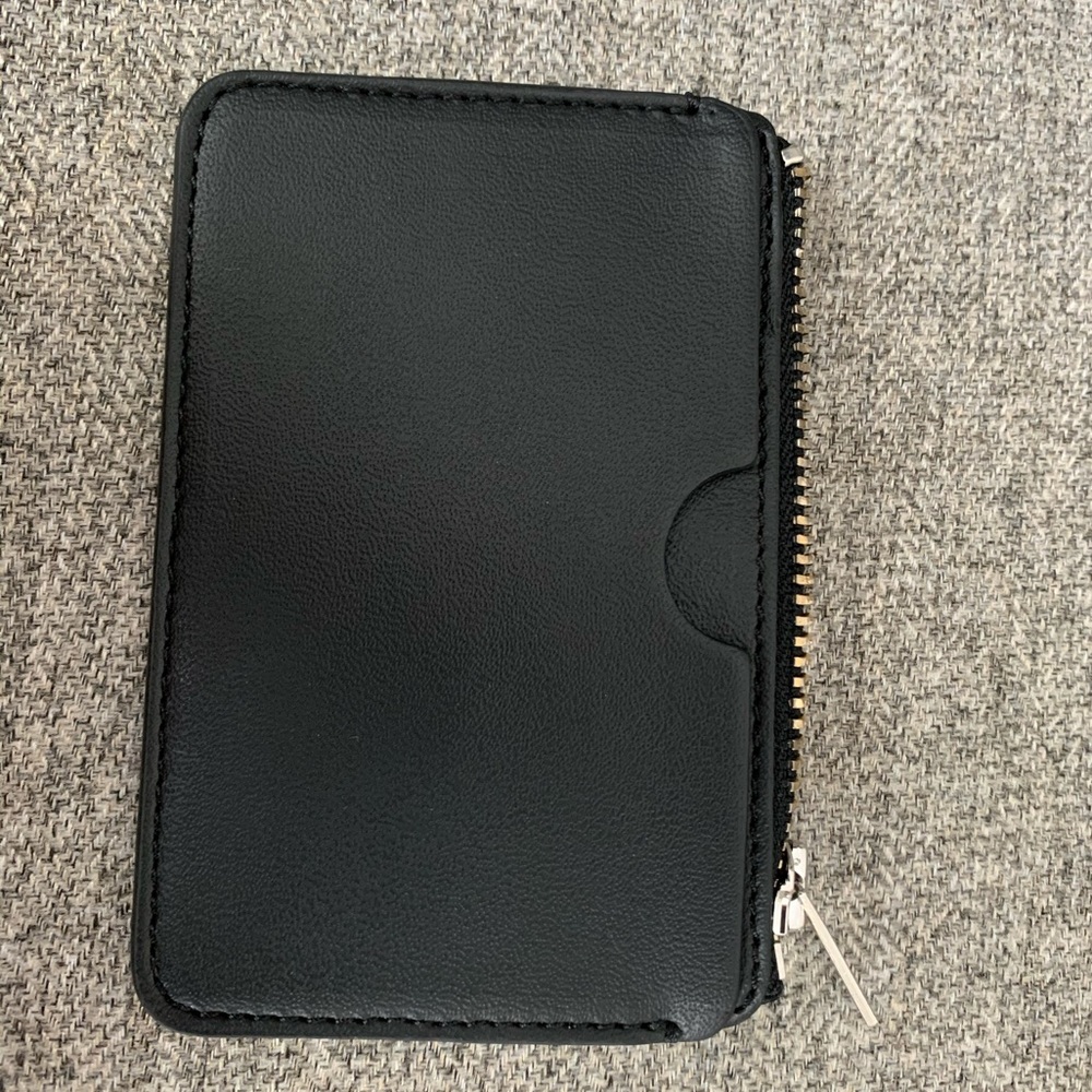 COS Black Leather Key & Card Holder